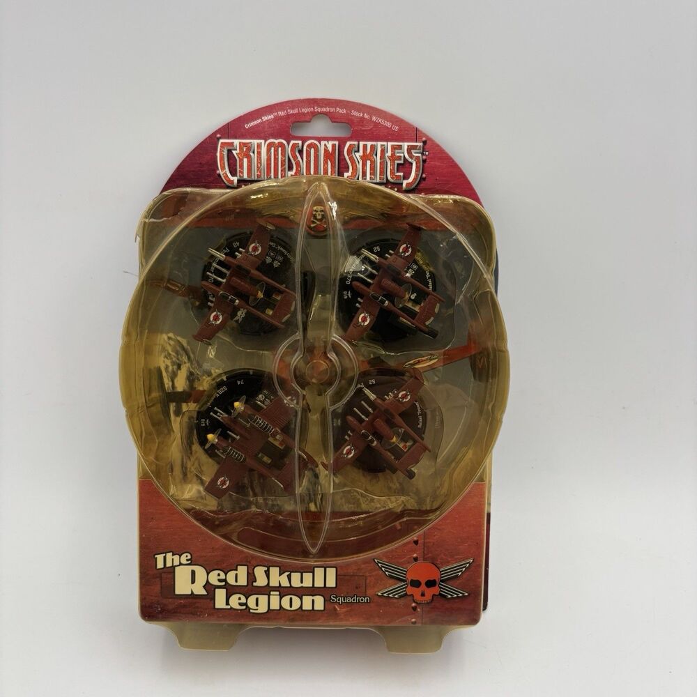 WizKids Crimson Skies Red Skull Legion Squadron Pack WZK5305 2003 New Sealed